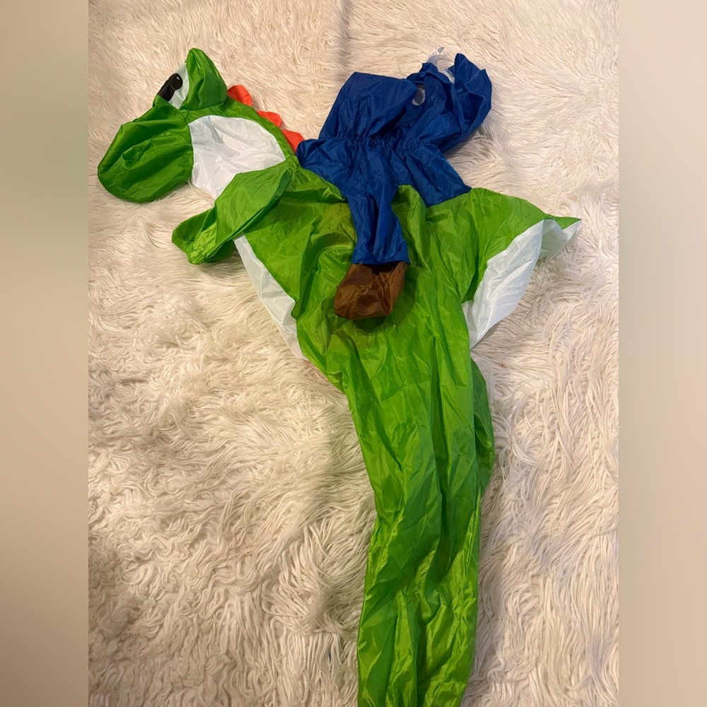 Kids Mario and yoshi inflatable ride on costume (D12)